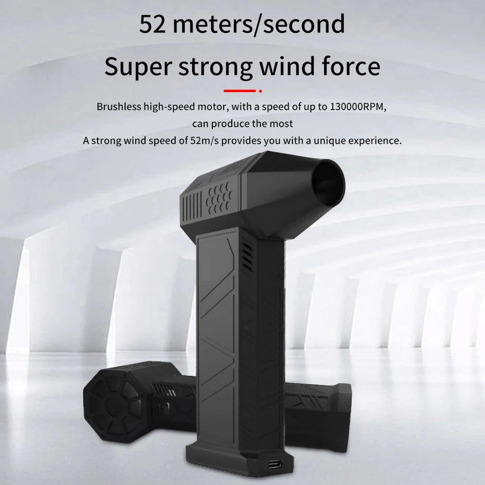 X3 Turbofan Jet Fan Støvsuger 52mps Højtydende Luftblæser