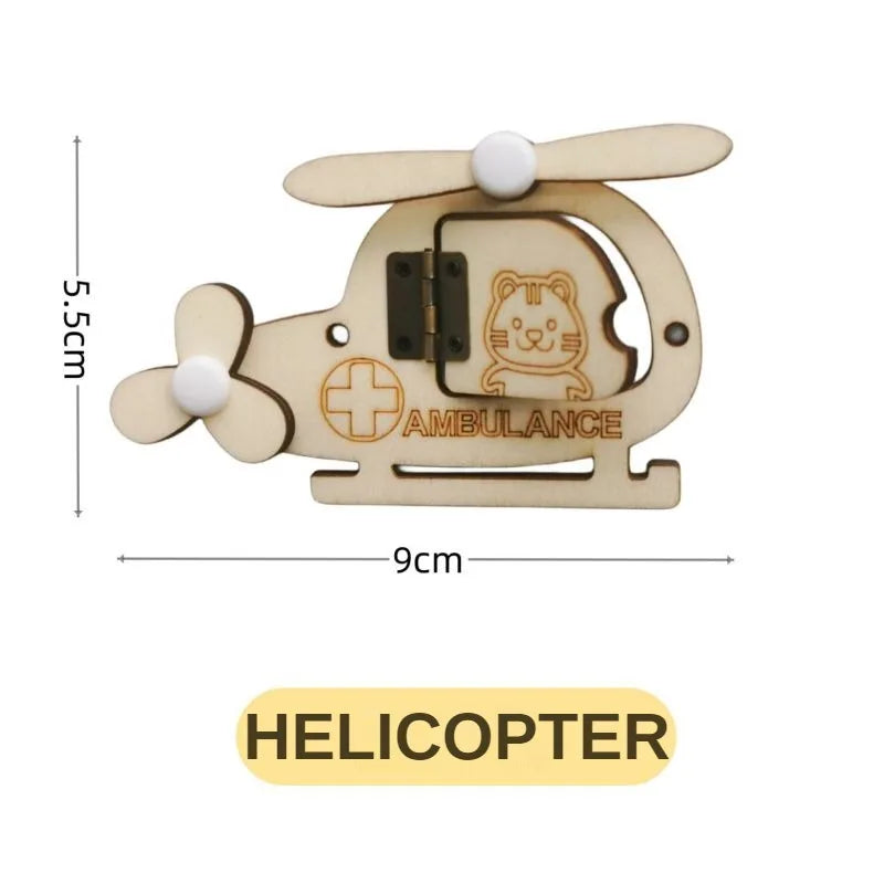 Busy Board Montessori Toy &ndash; Interactive Cognitive Recovery helicopter