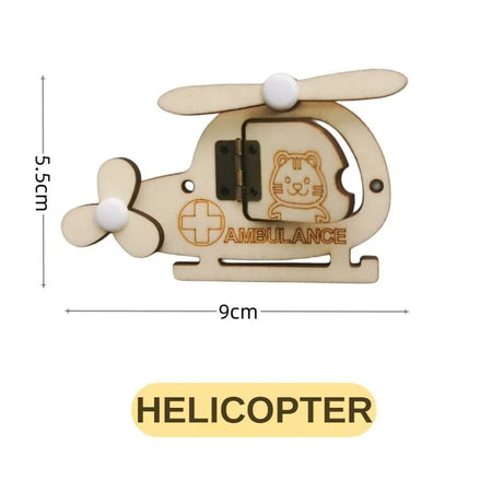 Busy Board Montessori Toy &ndash; Interactive Cognitive Recovery helicopter