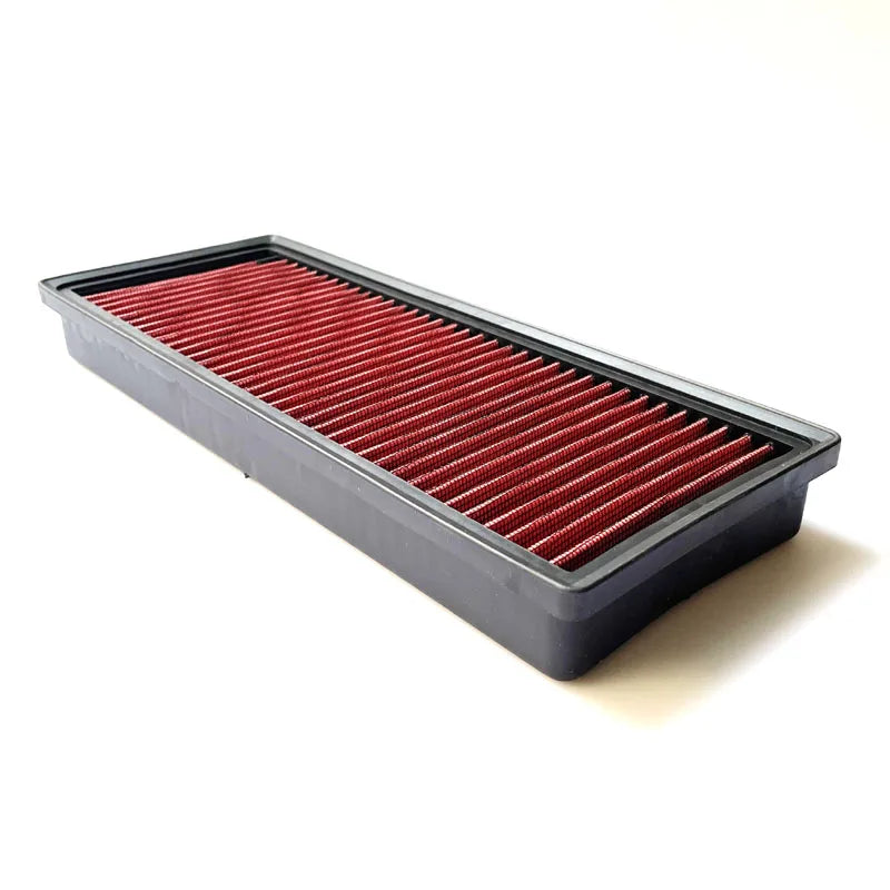 Filtru de aer pentru Audi 2.0L Q5 A4 A5 Allroad Quattro Lavabil din țesătură non-woven roșu-negru