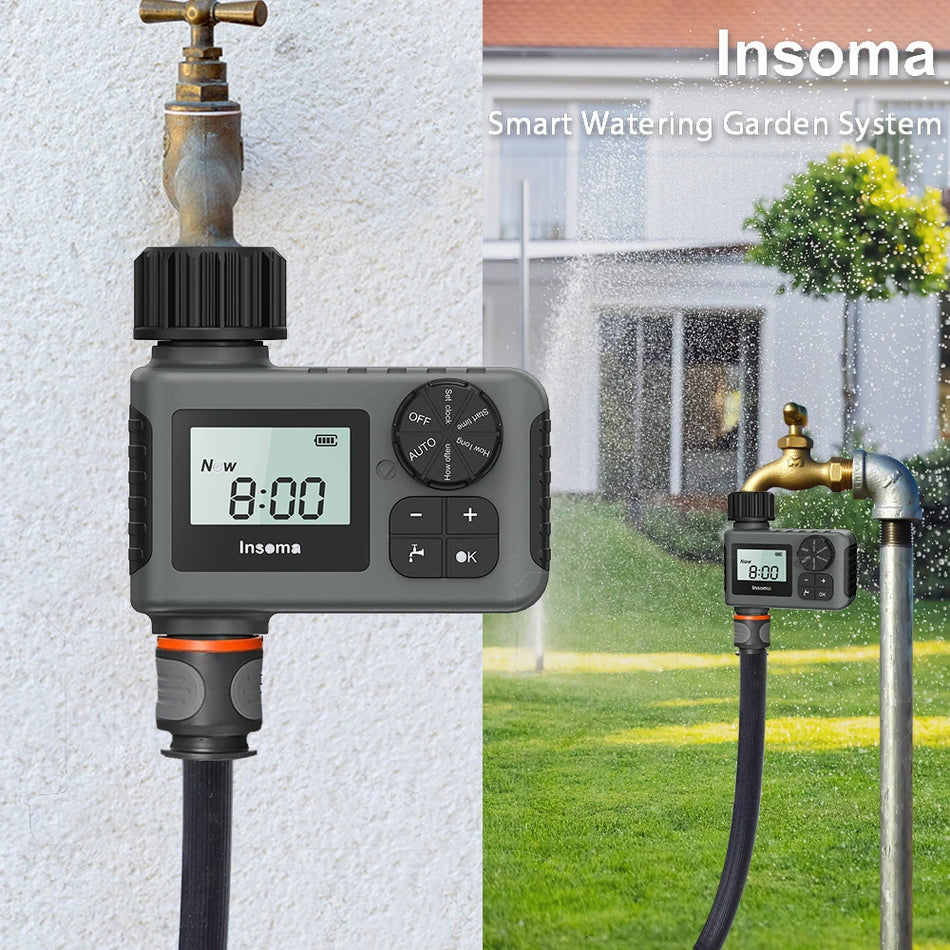 Insoma Intelligent Automatic Water Timer with IPX7 Waterproof Design