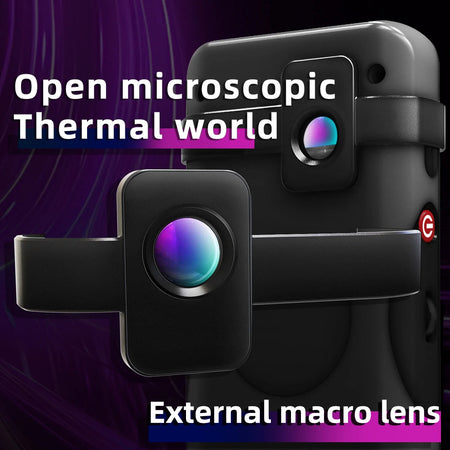 Advanced BSIDE SH7 Digital Multimeter &amp; Thermal Imaging Camera with Macro Lens for Electrical Diagnostics