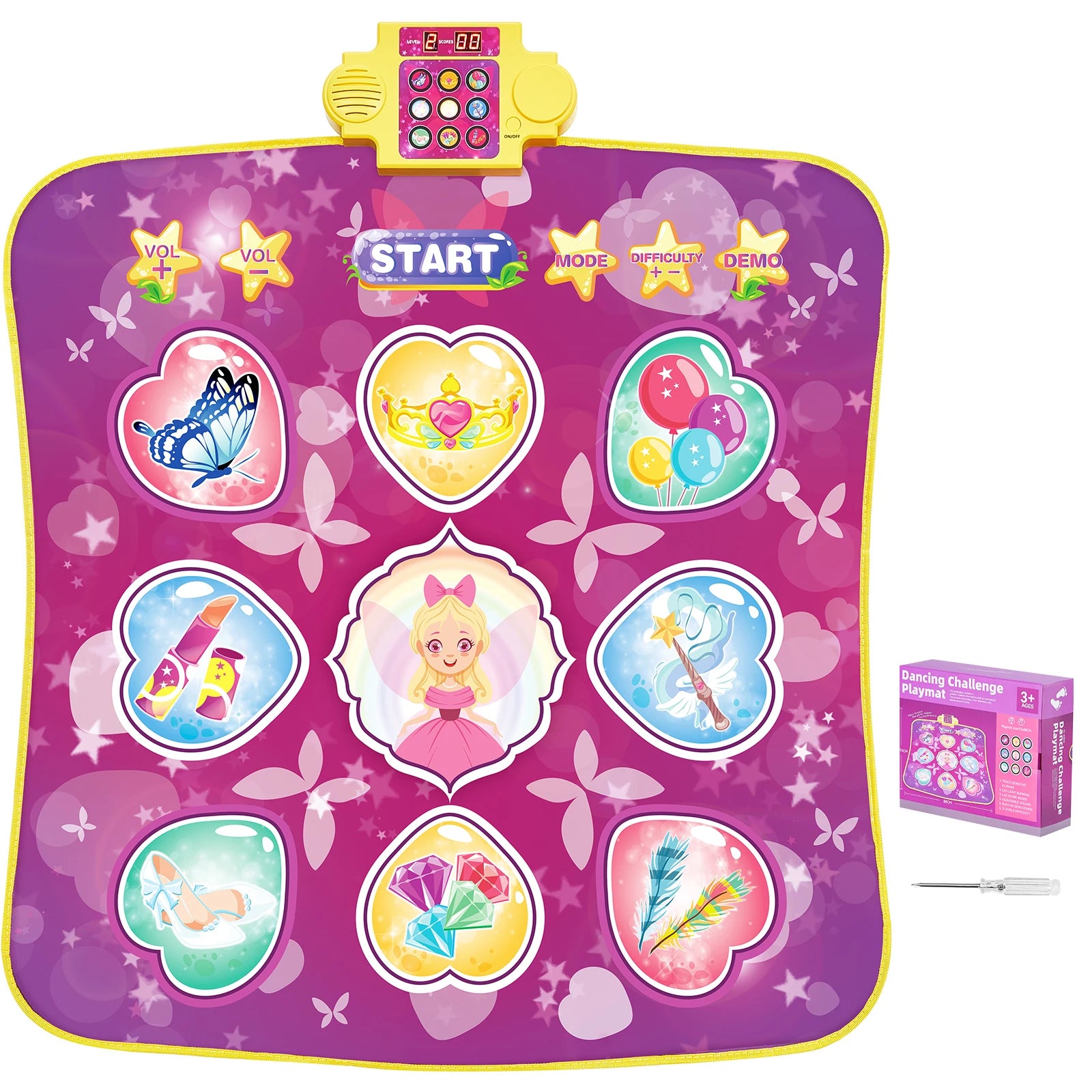 SucceBuy Kids Dance Mat &ndash; Three Modes Eight Levels Fun