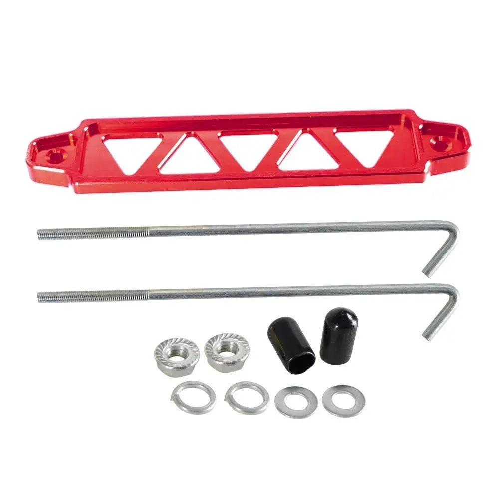 Universal Aluminum Auto Battery Tie Down Mount Holder Bracket Brace Bar For Honda Civic EK EG Group 21 22R 26R 27H 140R by InterCyprus Trading Ltd