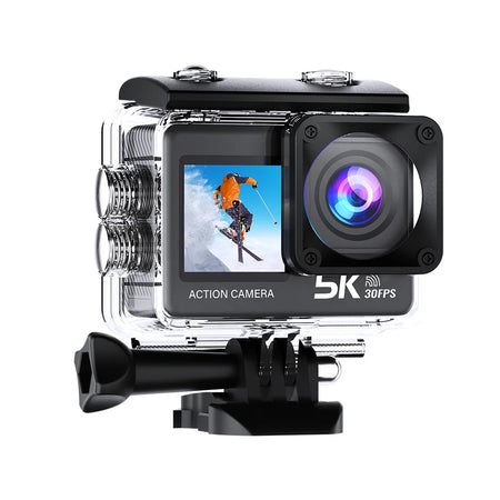 CERASTES Action Camera &ndash; 5K Ultra High Definition with Dual Screen