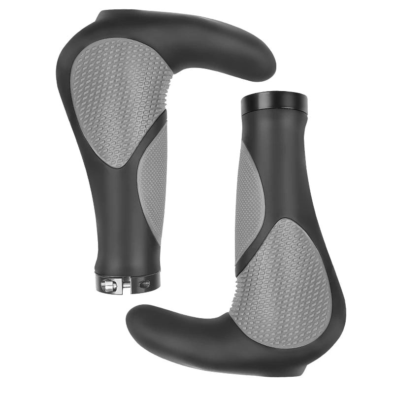 Shockproof Anti-Slip Ergonomic Bike Handlebar Grips Black
