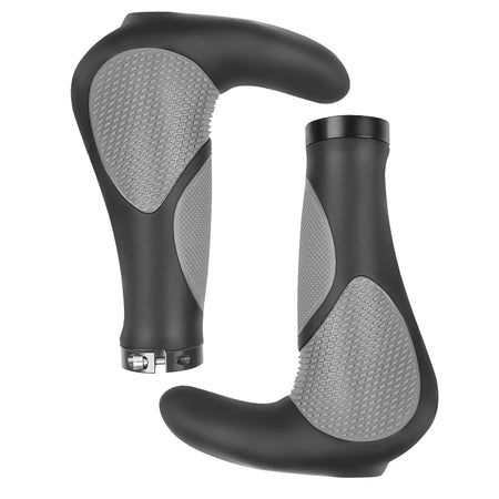 Shockproof Anti-Slip Ergonomic Bike Handlebar Grips Black