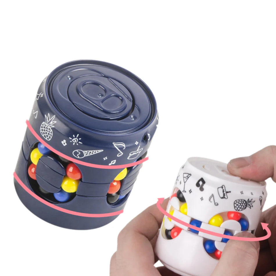 3D Вращающаяся Магическая Бобовая Головоломка для Пальцев для Детей и Взрослых Снятие Стресса