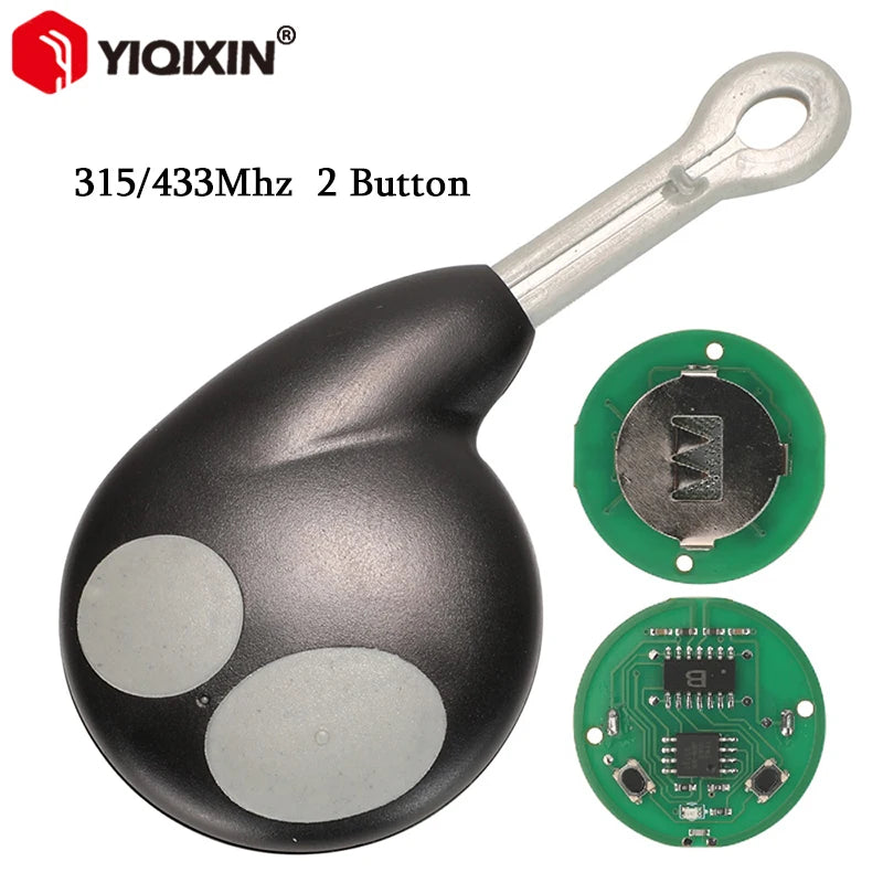 Etäavain Toyota Cobra -hälyttimelle 2-nappinen 315/433MHz avaimettoman pääsyn varaosa