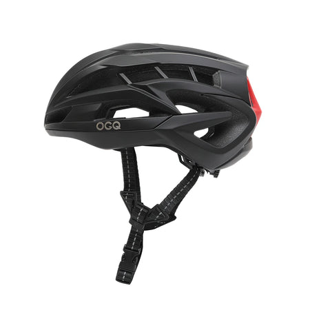 OGQ SP-919 Ultra-Lightweight Road Bicycle Helmet with High-Grade Cushioning black red / 56-61cm