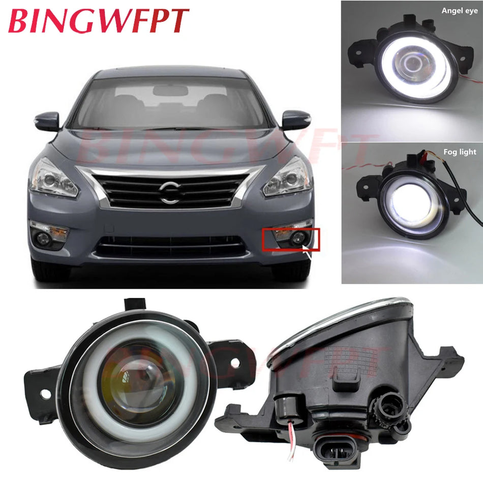 2-Pack Fog Light Lamp Assembly for Nissan Teana J32, Altima 2008-2015