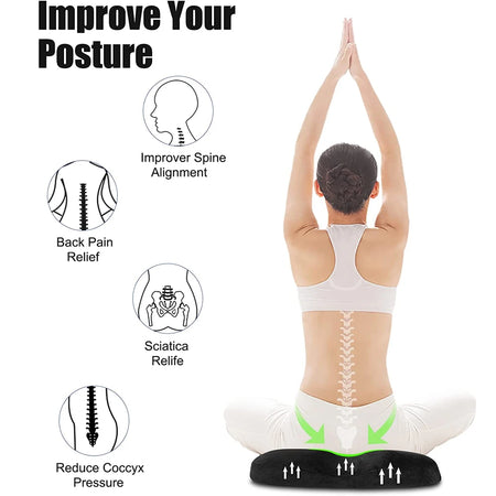 Donut Pillow Cushion &ndash; Relief for Hemorrhoids and Tailbone Pain