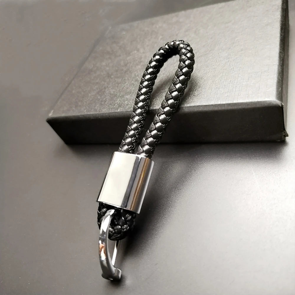 1pcs Metal Key Rings Hand Woven Keychain &ndash; Car Logo Holder For Volkswagen