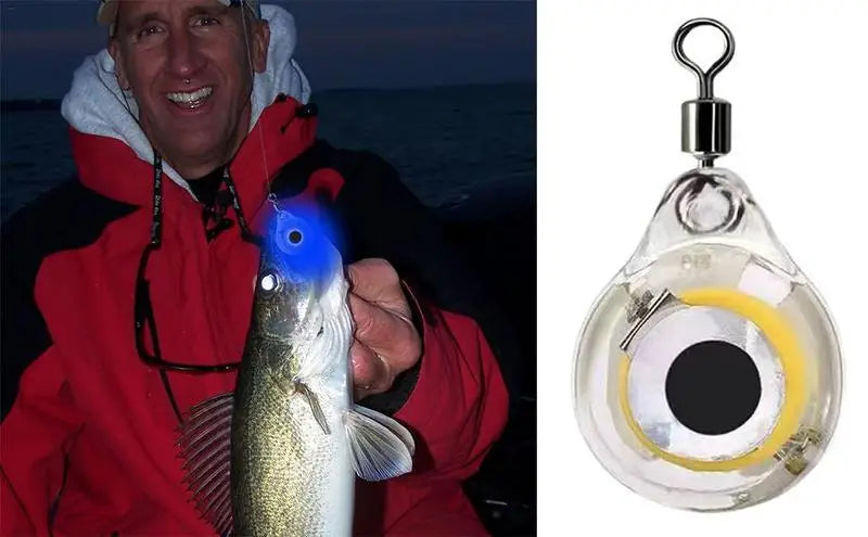 Mini Fishing Lure Light LED Deep Drop Underwater Fish Attractor