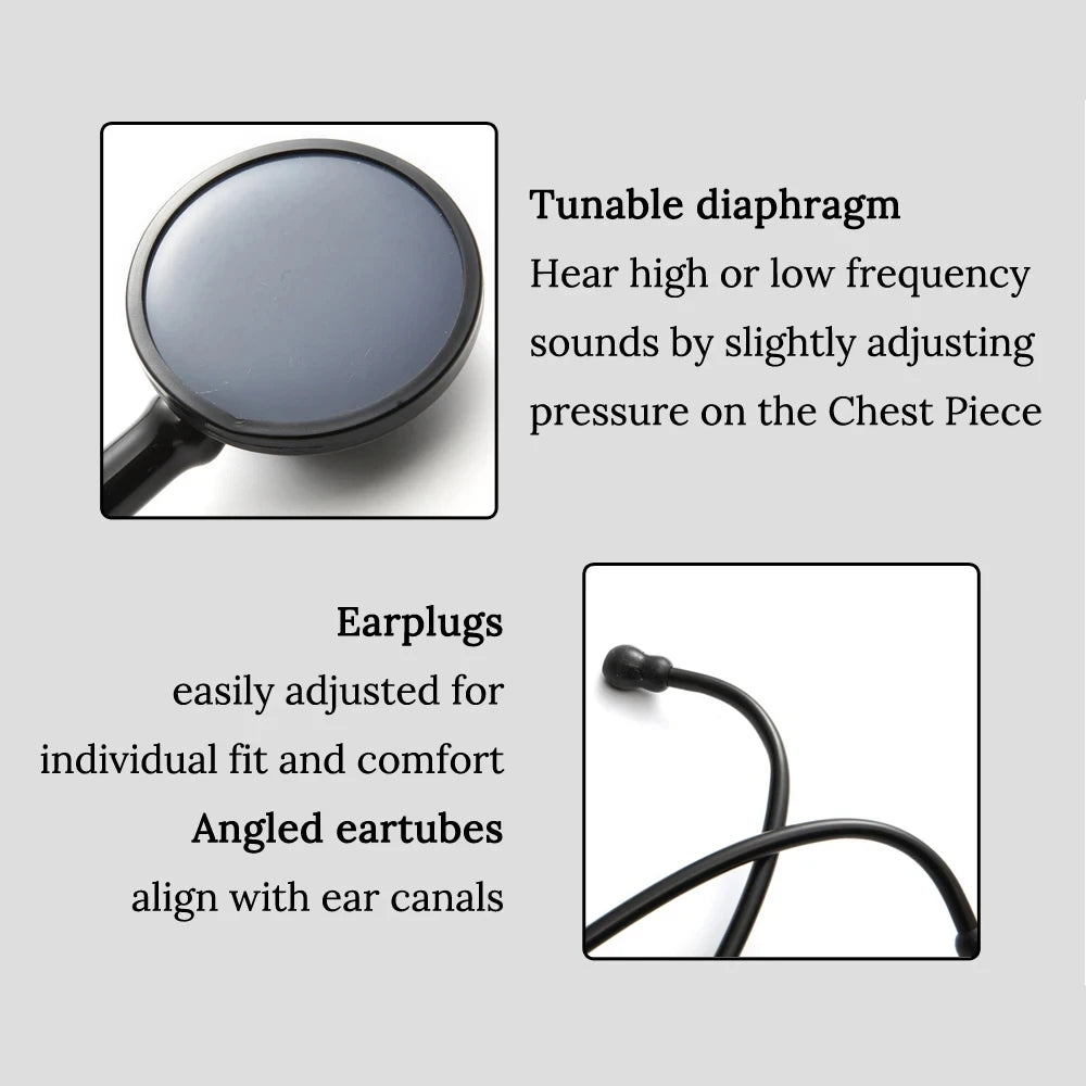 Professional Cardiology Stethoscope - Single Head Design