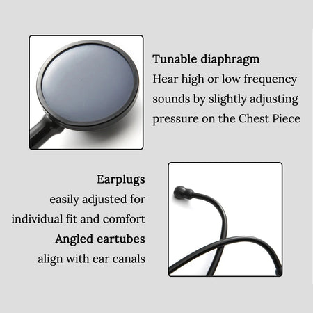 Professional Cardiology Stethoscope - Single Head Design