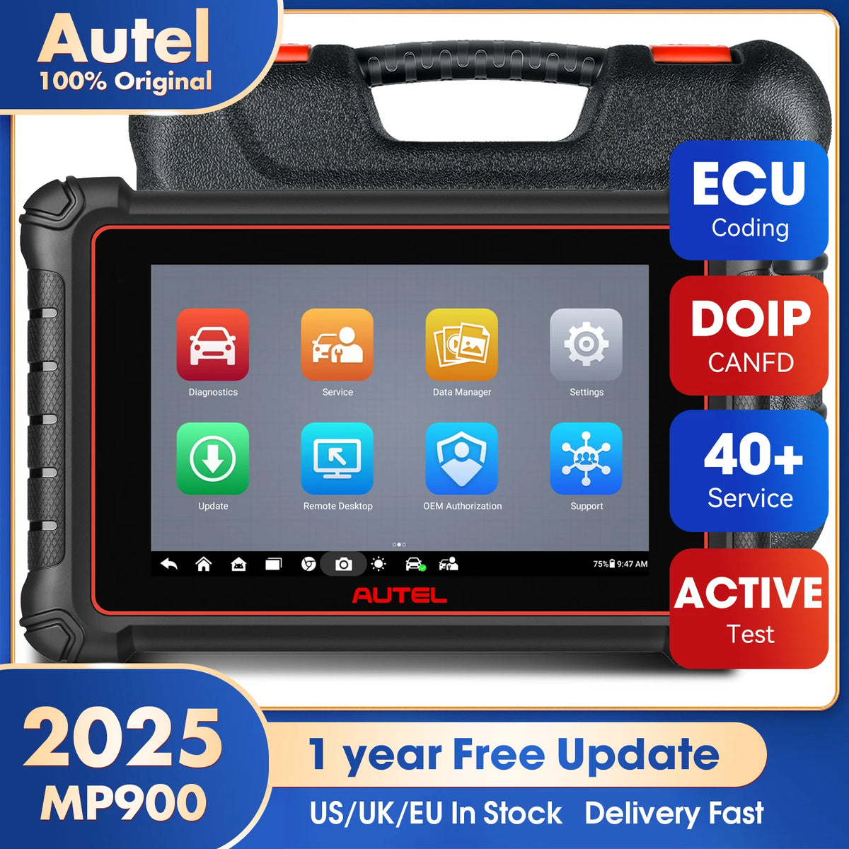 Autel MaxiPRO MP900 MP900E Car Diagnostic Tool - ECU Coding spain