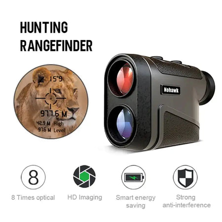 Nohawk Golf Rangefinder Flag Lock Slope Distance Monocular