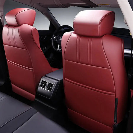 Honda Accord X Faux Leather Full Coverage Custom Seat Covers