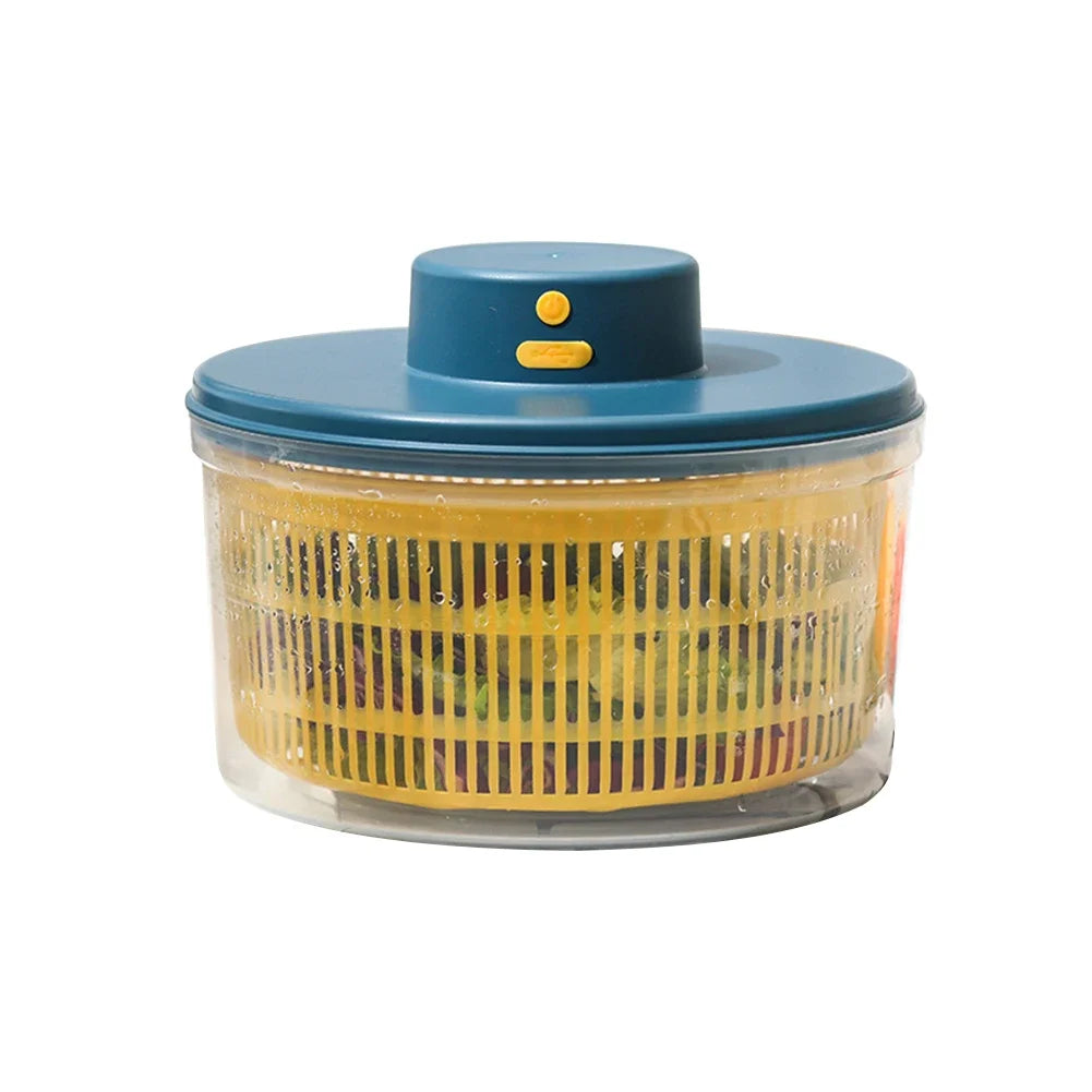 Electric Drain Basket Cleaning Dryer &ndash; Efficient Dry and Wet Separation Blue