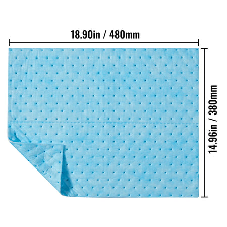 VEVOR Spill Absorbent Pads &ndash; Up To 12 Gal Absorption