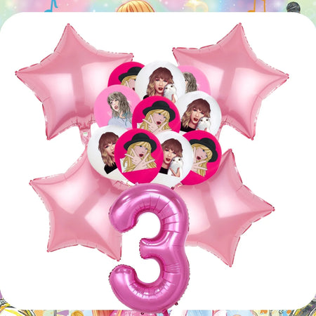 Taylor Swift Birthday Party Decoration Set - Disposable Tableware &amp; Supplies