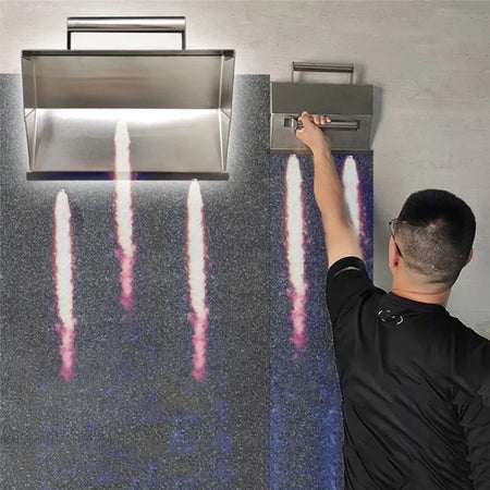 Metal Concrete Trowel Set - Protective Cover Included