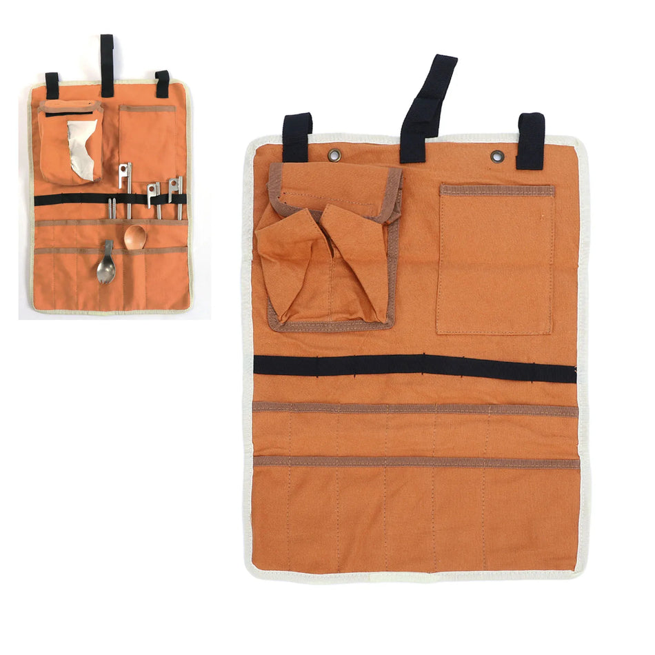 Camping Hanging Storage Organizer - Waterproof With Pockets