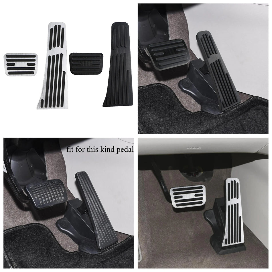 BYD Seal Car Pedals Aluminum Alloy Rubber, Gas Brake Pedal Protection
