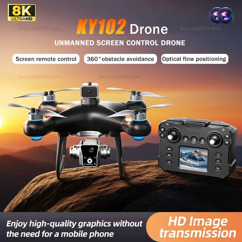 KY102 Remote Control Drone &ndash; 8K HD Dual Camera System