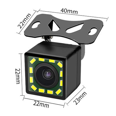 Car Rear Camera 4/8/12 LED - 140 Degree Night Vision Universal