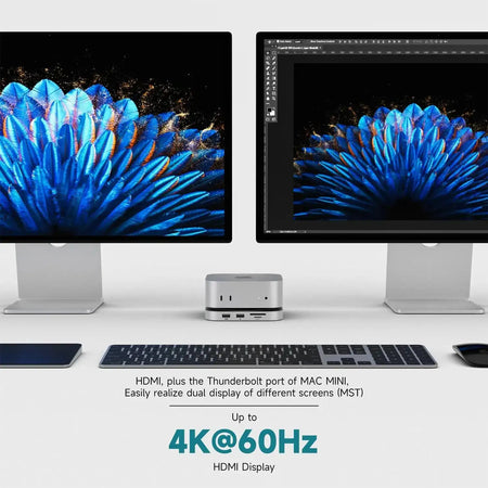Minisopuru Mac Mini M4 Dock With 4K HDMI NVMe SSD Enclosure