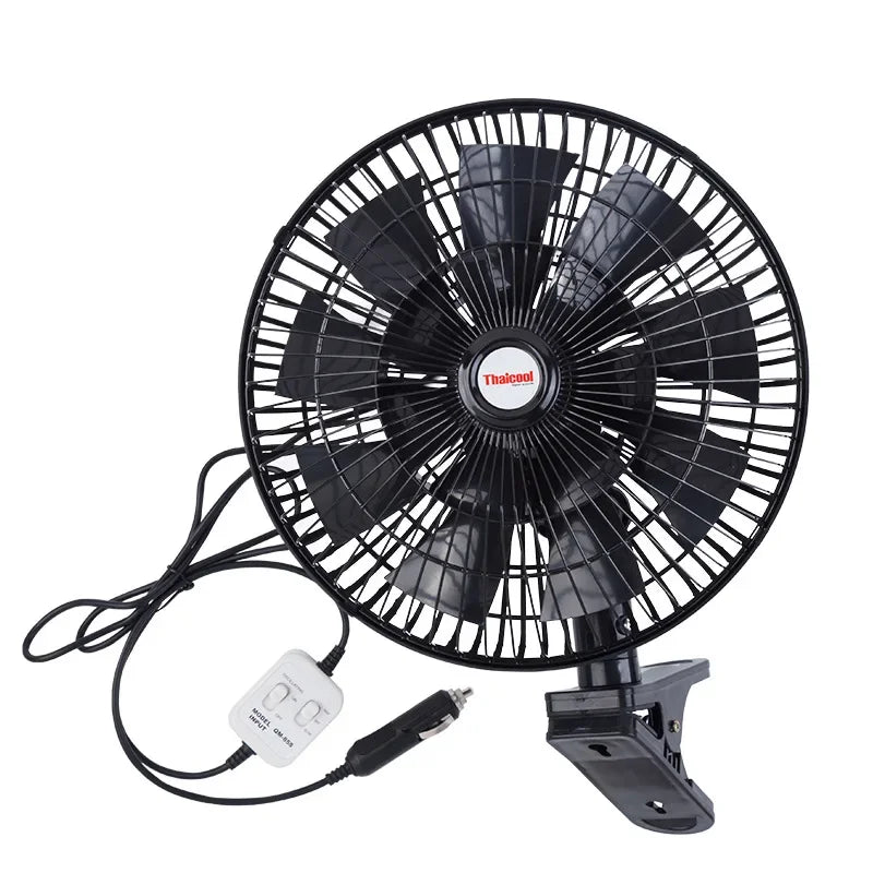 11 Inch Car Fan 24V For Trucks &ndash; Adjustable Speed 16 Blades 16 blade fan 12V