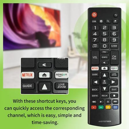 AKB75375604 Remote Control &ndash; No Programming Required