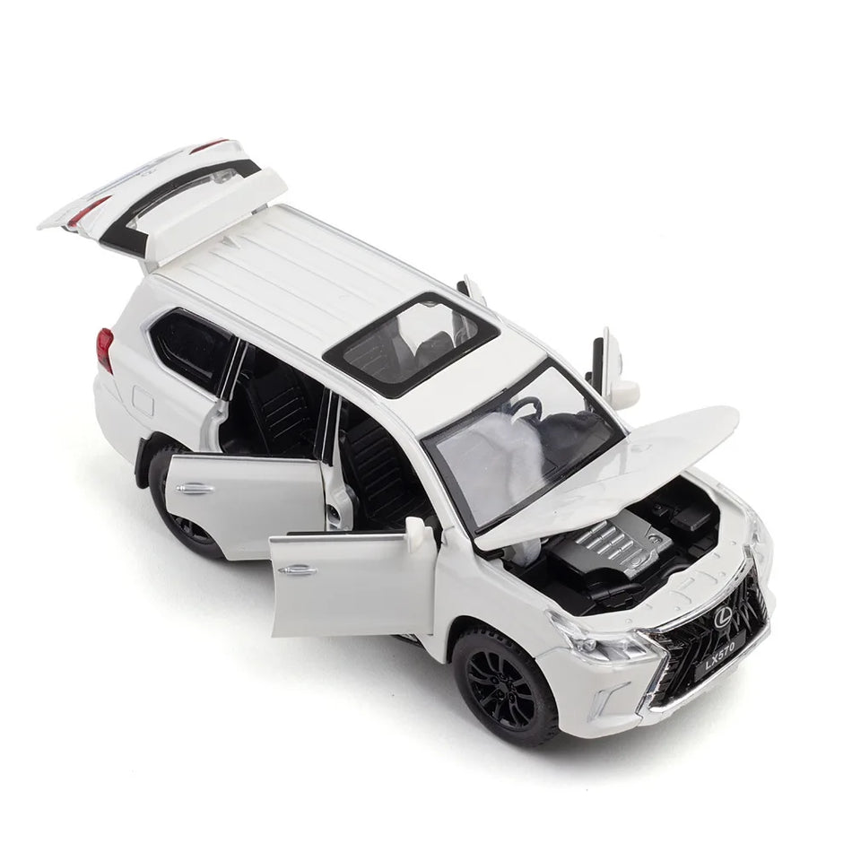 1:32 Modellauto aus Zinklegierung mit Sound und Licht für Lexus LX570