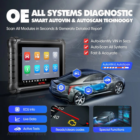 Autel MaxiCheck MK900 &ndash; Bi-Directional OBD2 Scanner