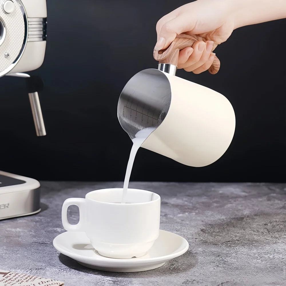 WUWANLI Coffee Milk Frothing Pitcher &ndash; High Precision Measuring Scale