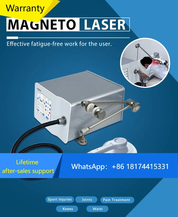 Pulsuota EMF terapija šaltuoju lazeriu skausmo malšinimui 650nm 808nm