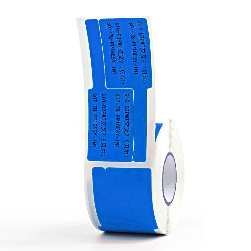 HZTZ Wireless Thermal Label Printer - Bluetooth Printing BLUE Cable label