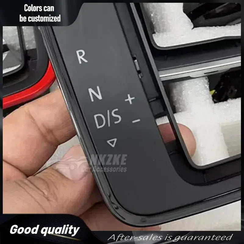 For DSG Gear Frame Bracket Circle Gear Shift Knob Base Trim Circle Automatic Gear Shift Knob For Golf 7 7.5 Left Driver Hand by InterCyprus Trading Ltd