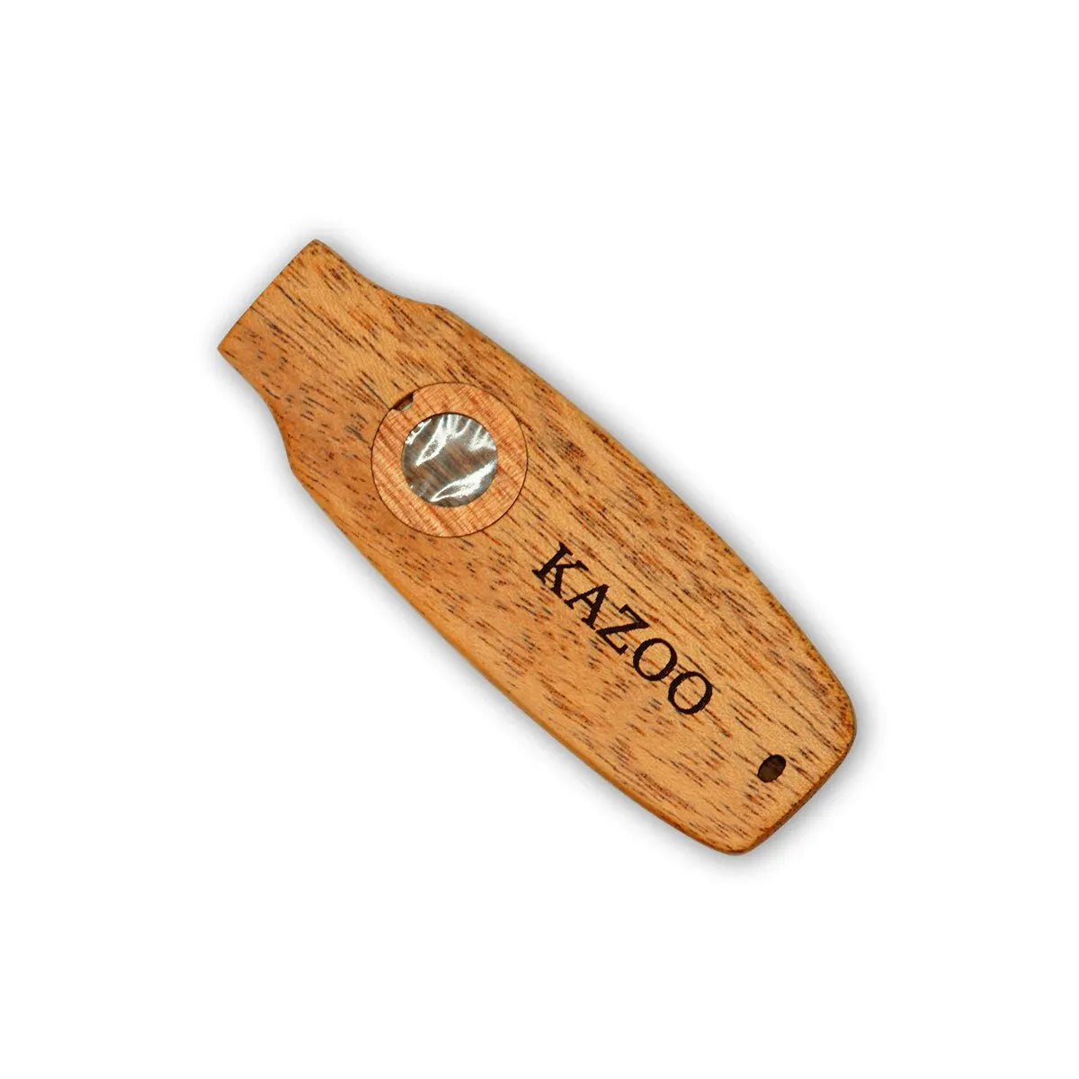 Wooden Kazoo With Lanyards &ndash; Lightweight Portable Design Round Style