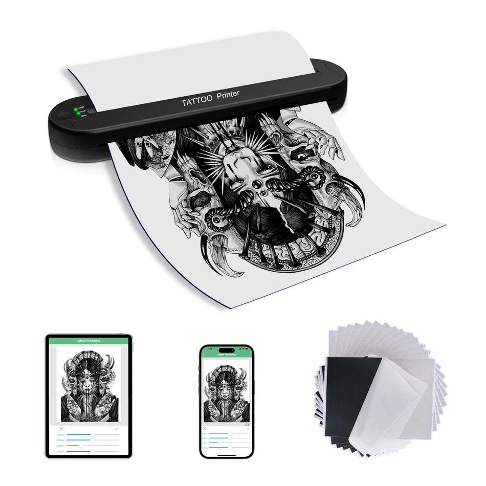 ATS886 &ndash; Wireless Tattoo Transfer Printer For iOS Android