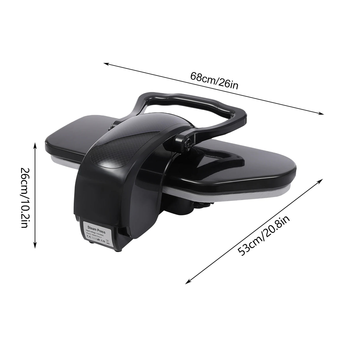 2200W Intelligent Steam Press &ndash; Touchscreen Control black / GERMANY