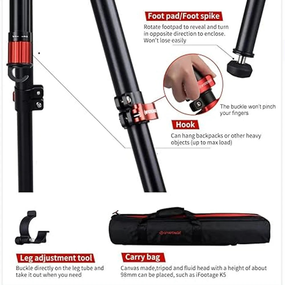 IFOOTAGE Gazelle TC6S Tripod - Professional Smoothness