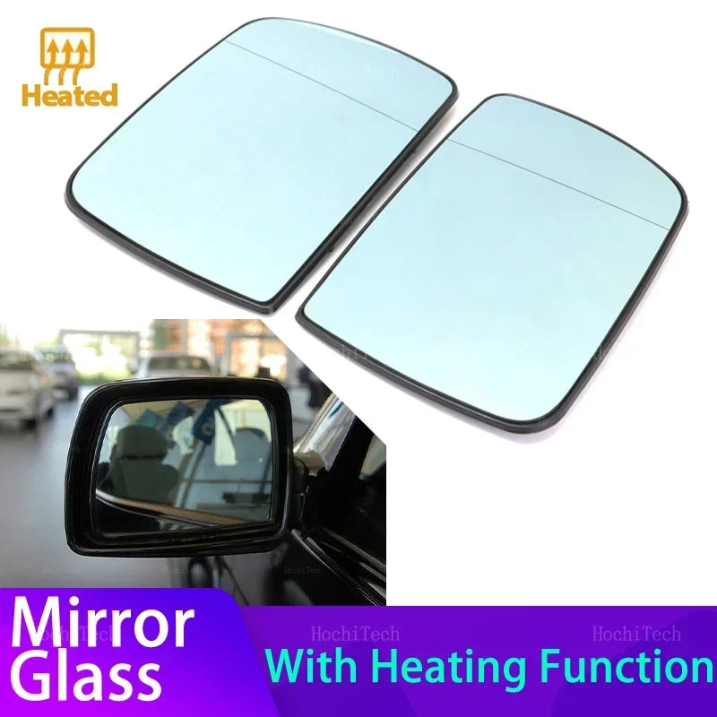 Cristal del espejo lateral calefactable para BMW X5 E53 lente del conductor pasajero