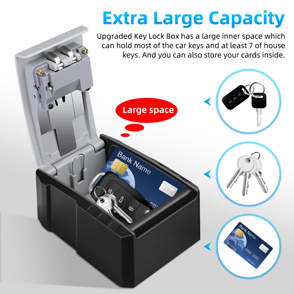Elecpow 4 Digits Password Key Box &ndash; Weatherproof Anti Theft