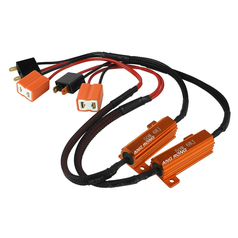 Resistori di carico LED Angrong H7 2x 50W 6 Ohm senza errore Canbus per fari