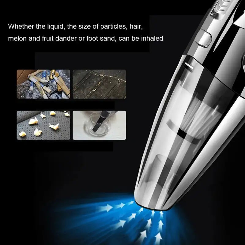 Wireless Handheld Vacuum 120W Cordless for Home and Car