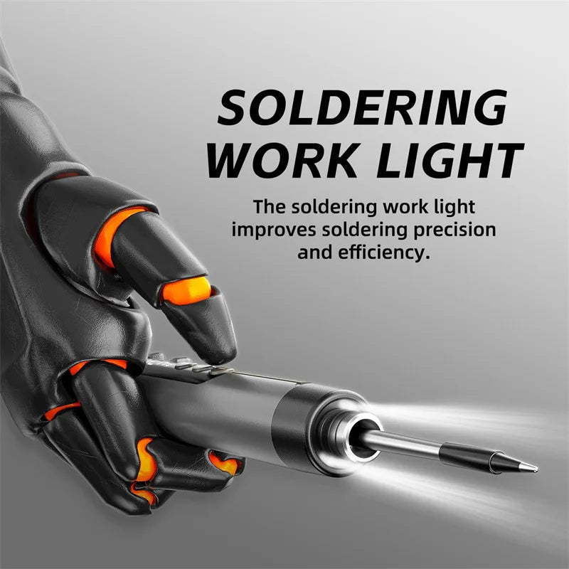 Portable Soldering Iron Kit &ndash; Digital Display Adjustable Temperature