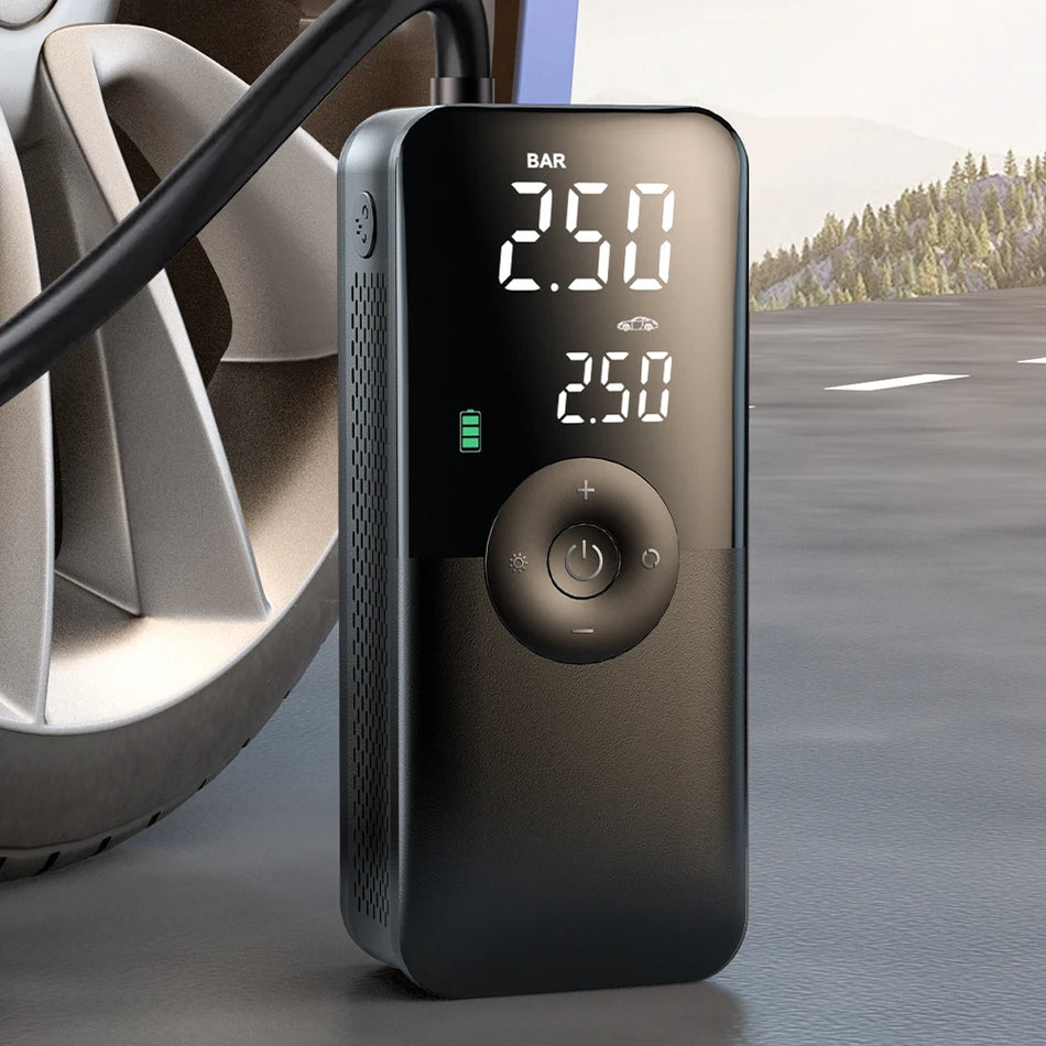 CARSUN T3106 Oplaadbare Bandenpomp, Draagbare ABS Luchtpomp